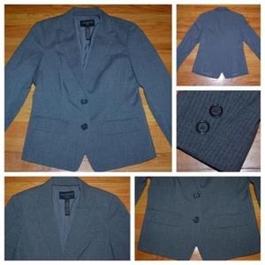 Women’s Banana Republic Factory gray suit jacket / blazer, size 4P 4 Petite NWOT